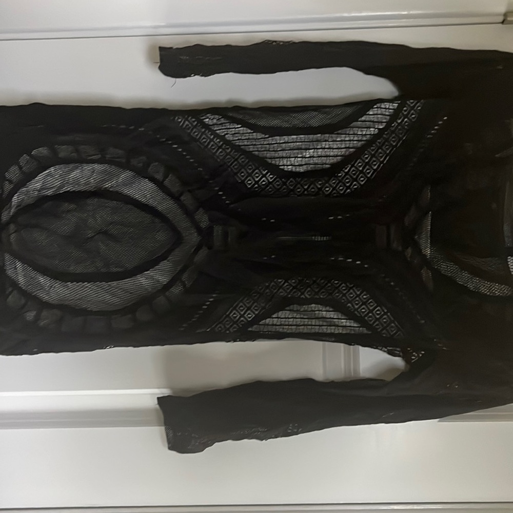 Black lace dress. Size small